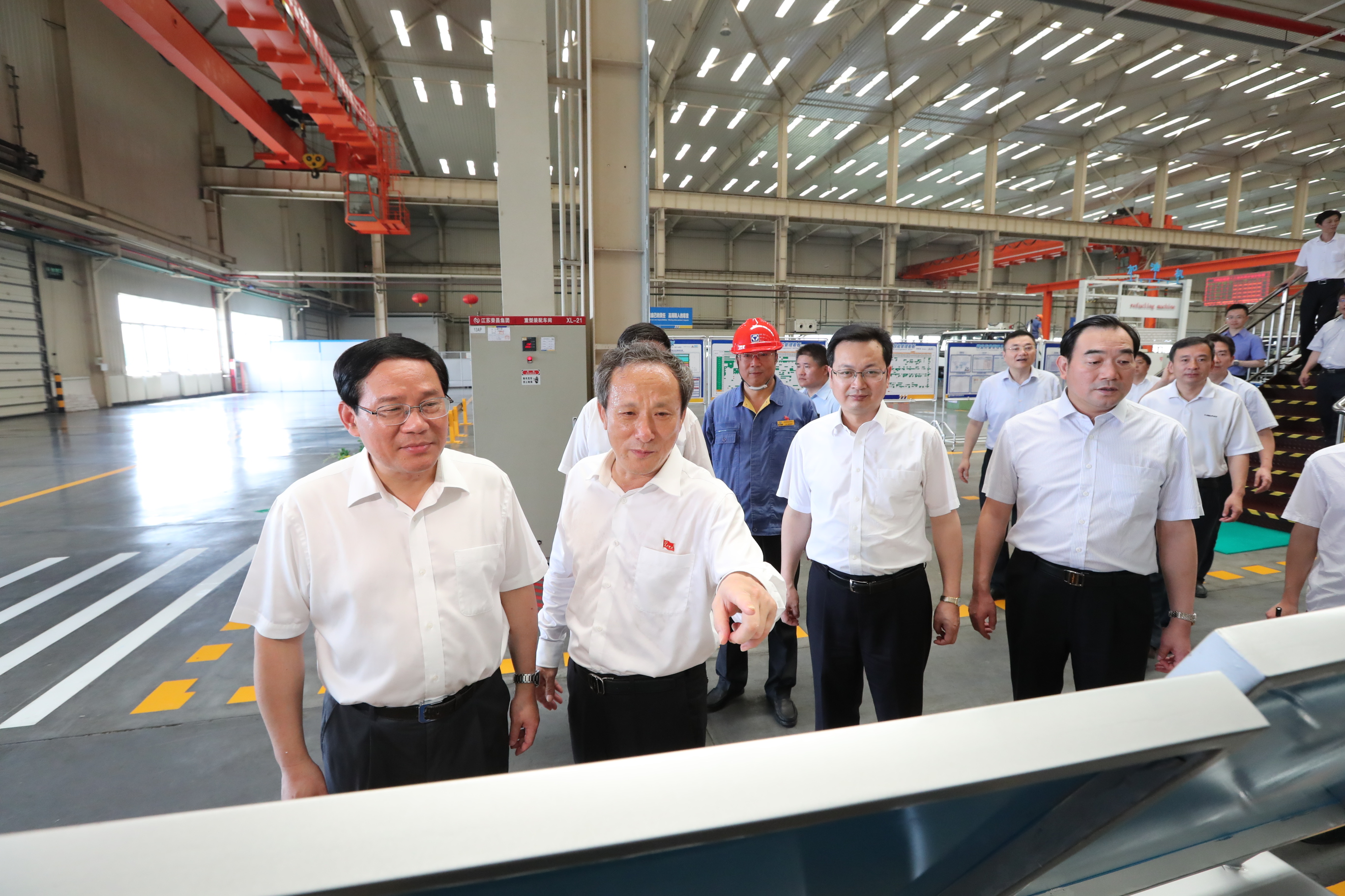 李强同志视察壹定发集团