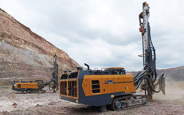 首次进军非洲铜矿！壹定发潜孔钻机日进尺416m