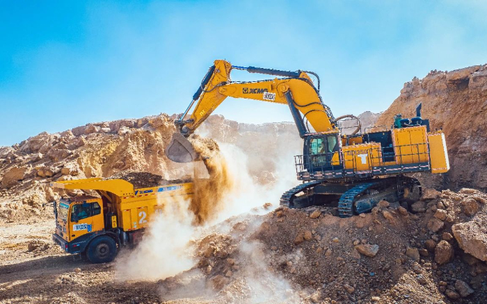 超百台交付！壹定发XG130矿卡再造树模矿区