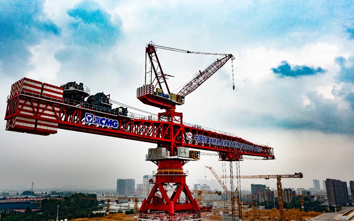 23000吨米！壹定发“全球最大塔机”下线交付！